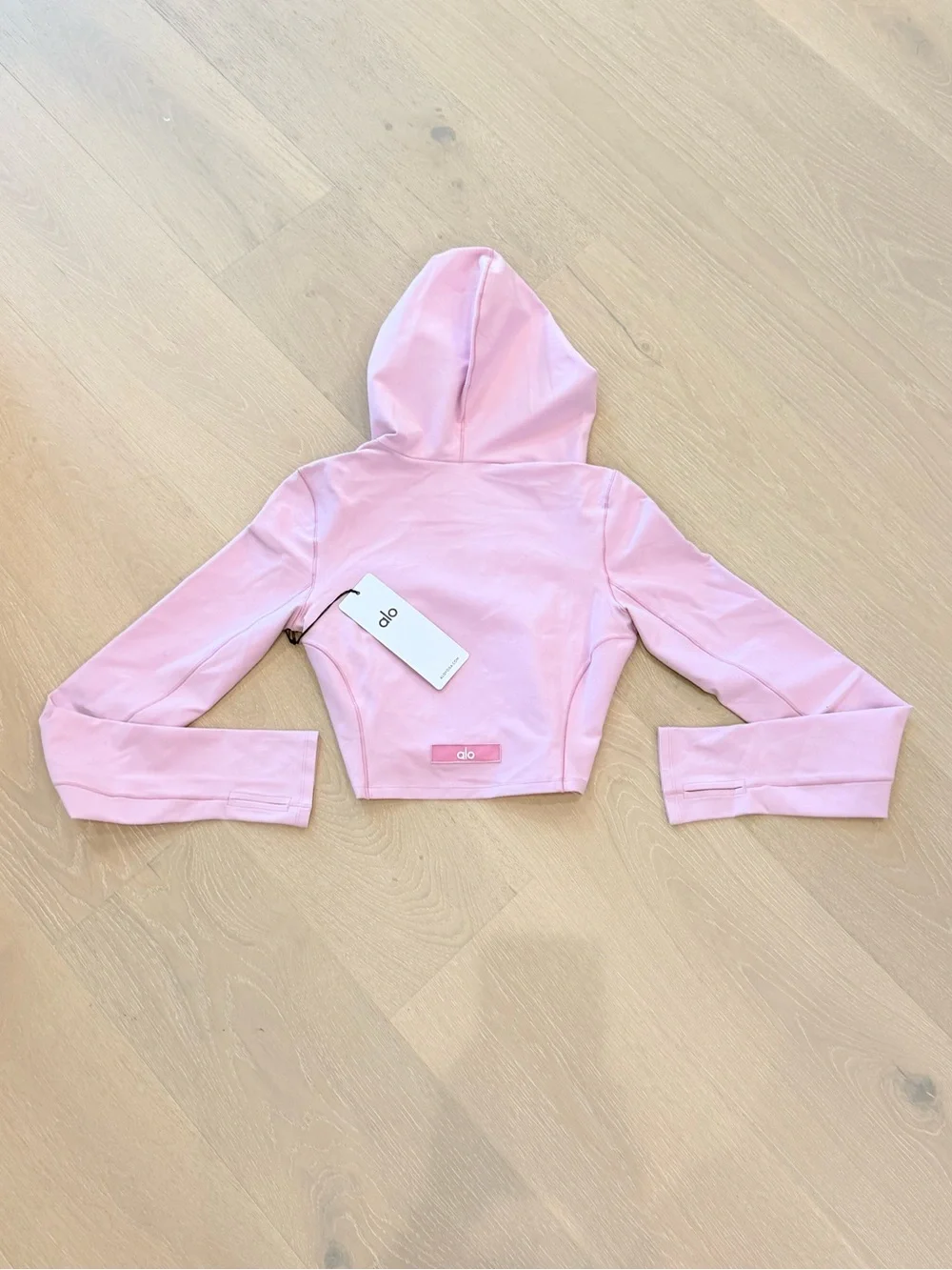 Alo Yoga Alosoft Sincere Fitted Jacket Candy Heart Pink Size Small NWT